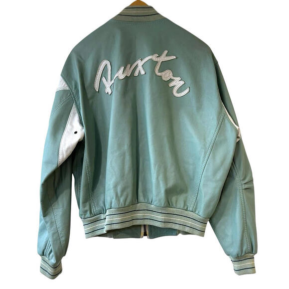 Vintage Buxton Men’s Leather Bomber Jacket Designer- Size 50 IT -Medium 38-40 - Picture 2 of 9